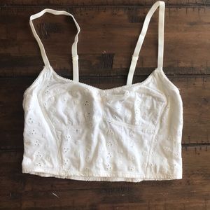 Free People Intimately Eyelet Crop Bralette